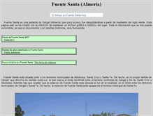 Tablet Screenshot of fuente-santa.com